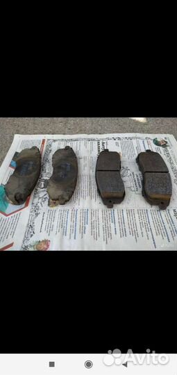 Колодки тормозные передние remsa на nissan tiida