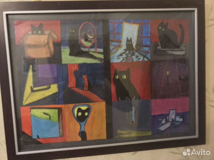 Картина холст акрил