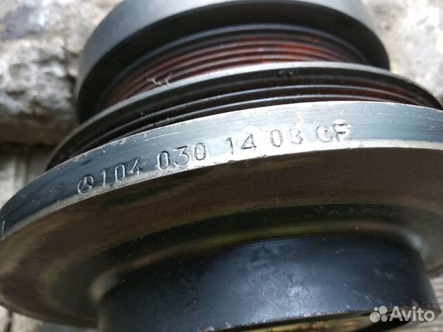 Шкив коленвала м104 3.2л Мерседес w124 w140