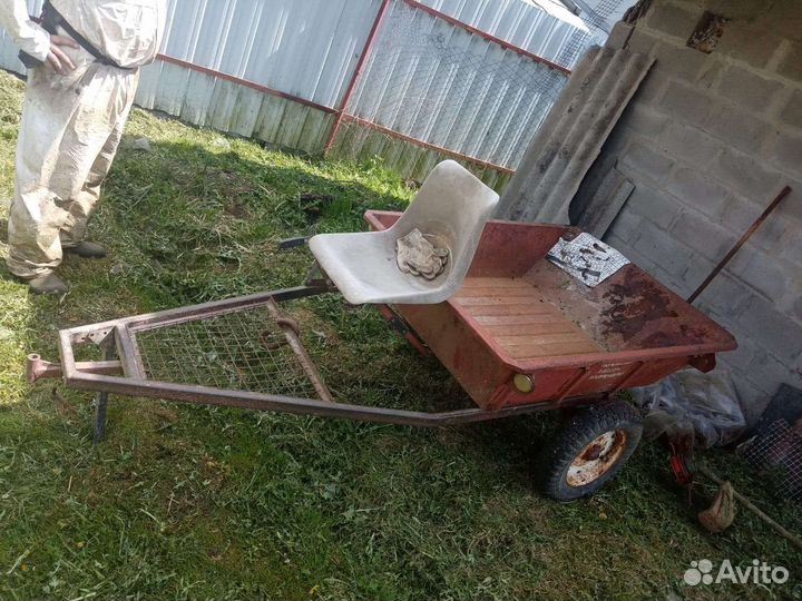 Телега для мотоблока бу