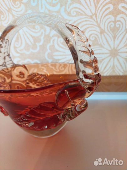 Вазы цветное стекло