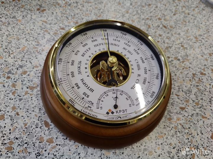 Барометр с термометром бтк-сн-14