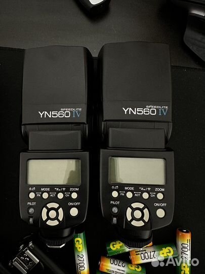 Вспышка камеры Yongnuo - YN560IV (+синхронизатор)
