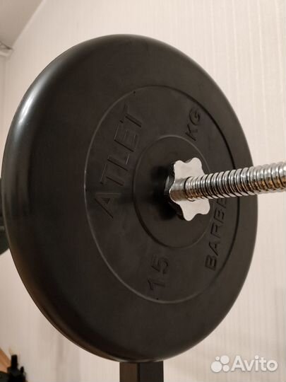 Штанга гриф блины скамья