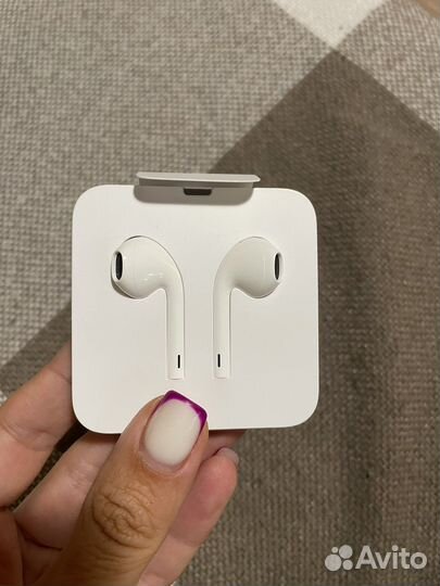 Наушники apple iPhone earpods оригинал проводные