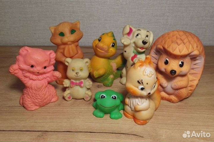 Резиновые игрушки СССР