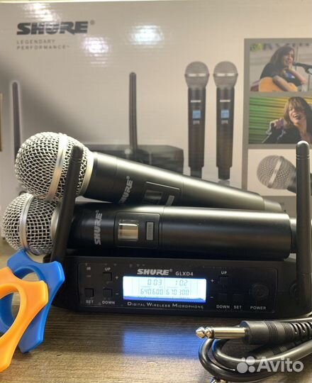 Микрофоны Shure glxd 4 beta 58 новые