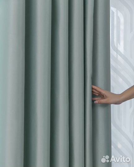 Шторы сатен Адора топаз