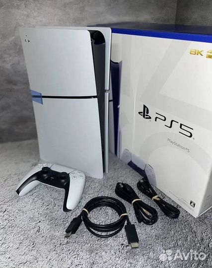 Sony playstation 5 slim 1tb с дисководом