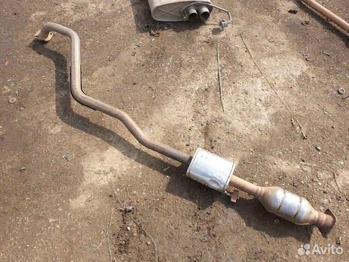 Приемная труба резонатор hyundai solaris kia rio 3