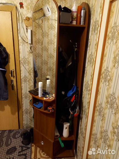 Угловой шкаф с зеркалом бу