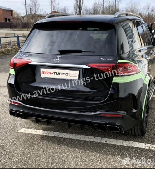 Бампер задний на Mercedes gle 167