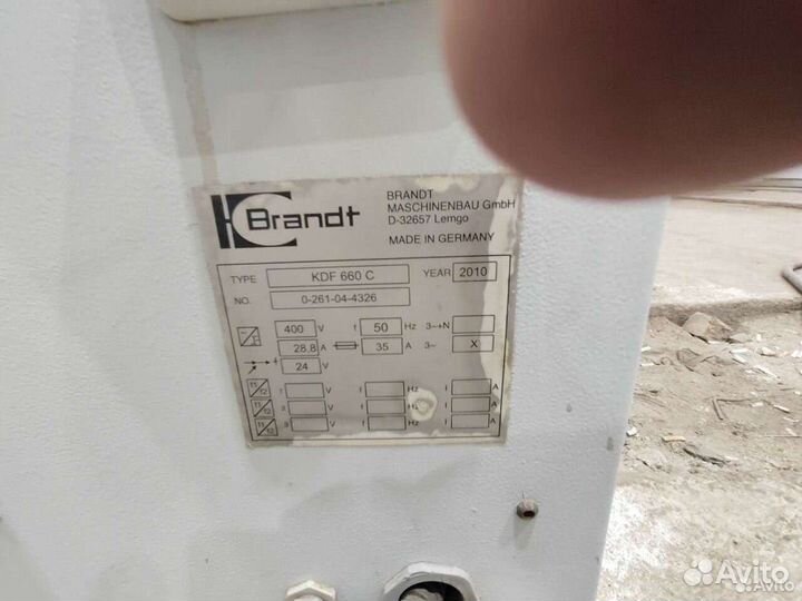Кромкооблицовочный станок Brandt KDF 660