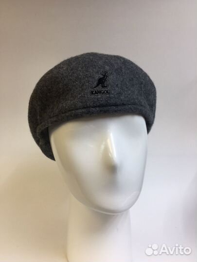 Кепка Kangol wool -504 темно-серая