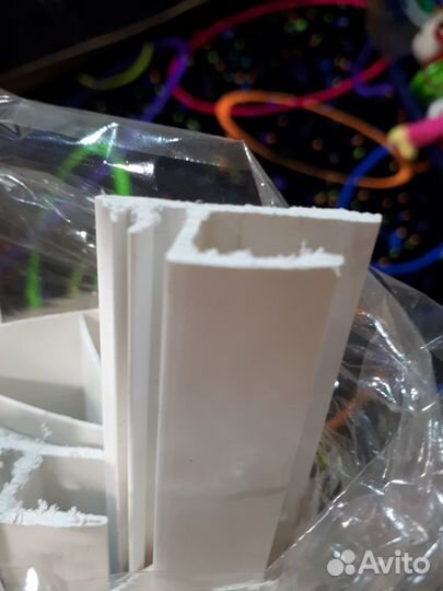 Панель откоса, старт. профиль П и F, декор. уголок