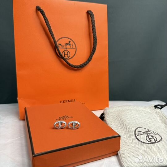 Серьги Hermes