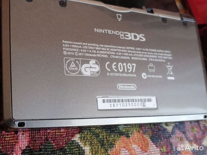 Nintendo 3ds Old прошитая с играми