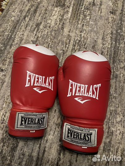 Боксерские перчатки everlast 10 oz
