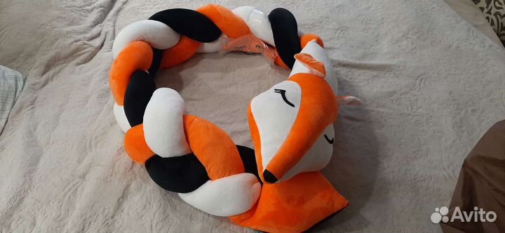 Бортик коса в кроватку Лисв