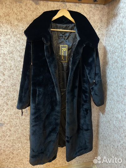 Шуба мутон 54 размер Новая с биркой