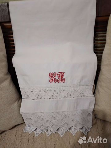 Рушник старинный льняной