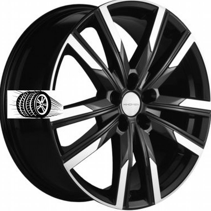 Литые диски Khomen Wheels 7.5×R19 5×114.3