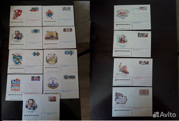 Конверты с оригинальной маркой (88 шт.), СССР