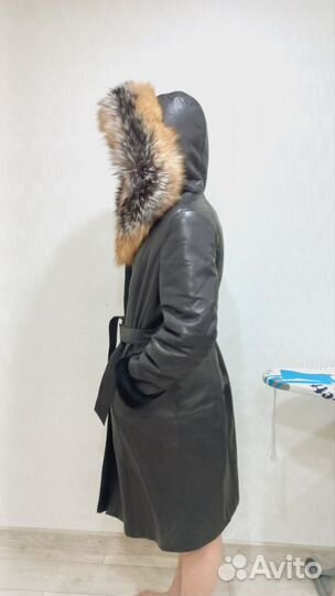 Дубленка женская 48