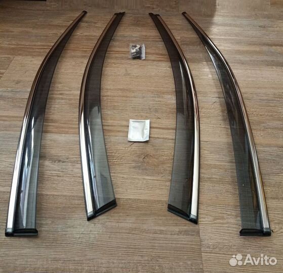 Дефлекторы окон (ветровики) Skoda Octavia A7 2013+