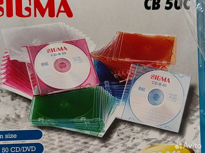 Коробки для CD DVD дисков. новые