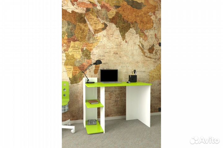 Стол для ноутбука Мебелеф-1 (полки слева)