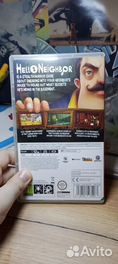 Картридж для nintendo switch hello neighbor