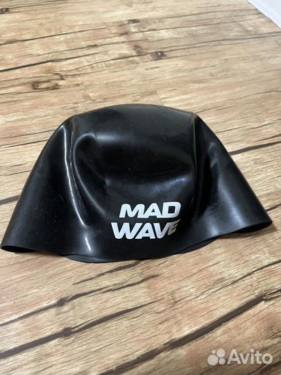 Шапочка для плавания mad wave