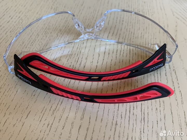 Открытые очки Bolle rush+, clear platinum rushppsi