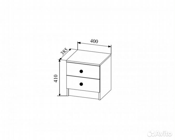 Тумба прикроватная новая