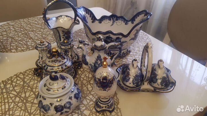 Сервиз чайный Гжель