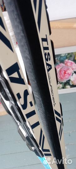 Лыжы беговые tisa с ботинками 45-46