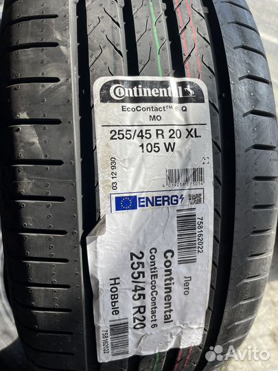 Continental ContiEcoContact 6 255/45 R20 и 285/40 R20 Y