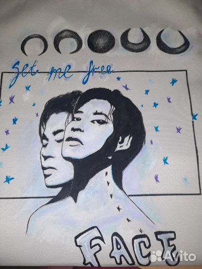 Роспись шопперов, Роспись одежды