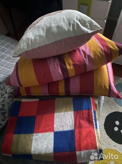 Подушки + плед