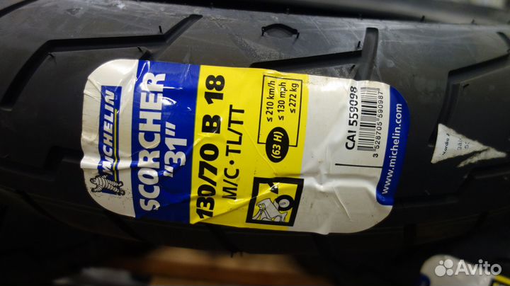 Мотошина 130 70 18 Michelin Scorcher 31