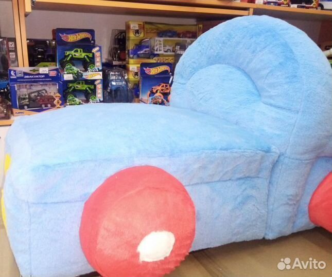 Детское мягкое кресло игрушка Грузовичок