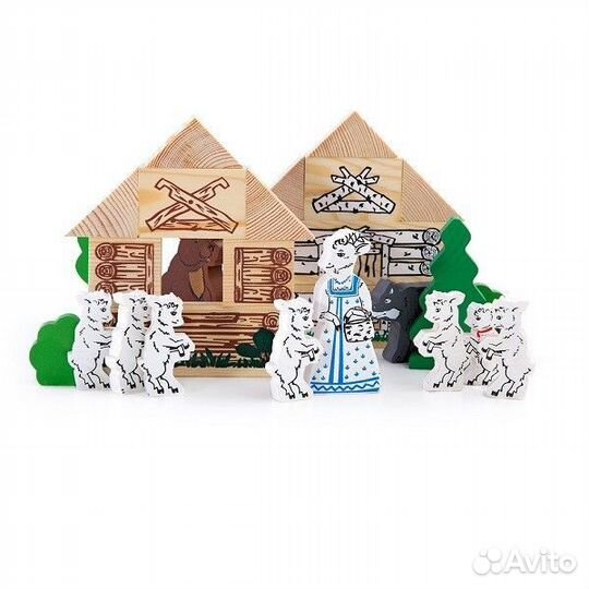 Констр-р Волк и семеро козлят 29 дет. 4534-5