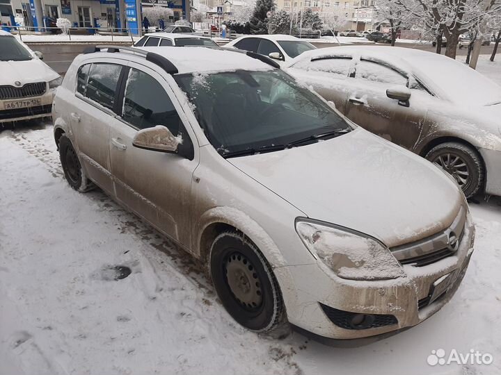 Рейлинги на крышу Опель Астра Н, апс серые