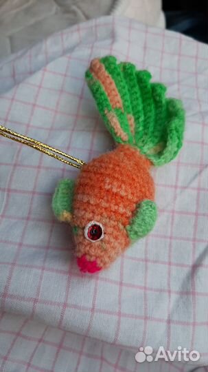 Вязаная рыбка