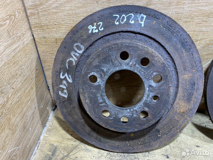 Комплект задних тормозных дисков Opel Vectra C 202