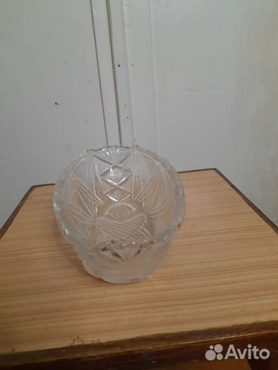 Хрустальная ваза-салатница