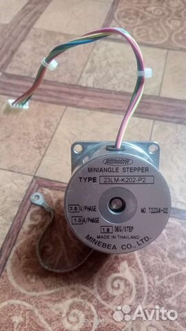 Шаговый двигатель minebea 3,5v, 1a