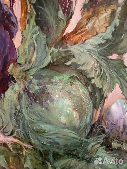 Картина маслом на холсте натюрморт