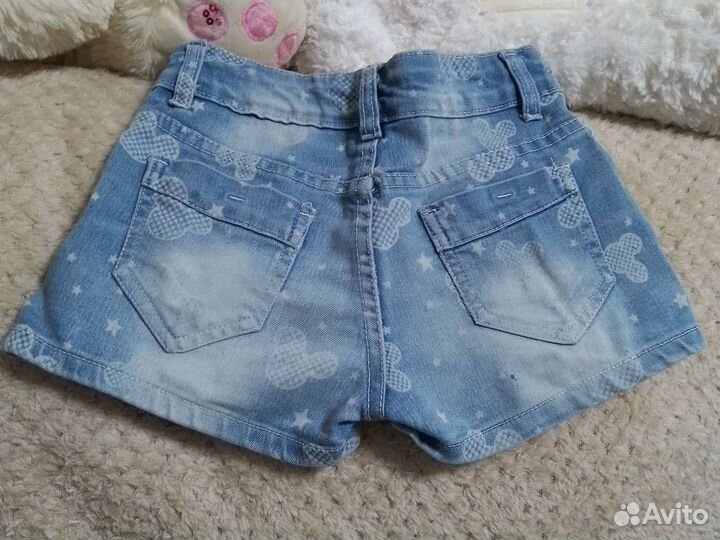 Шорты джинсовые для девочки 122 -128